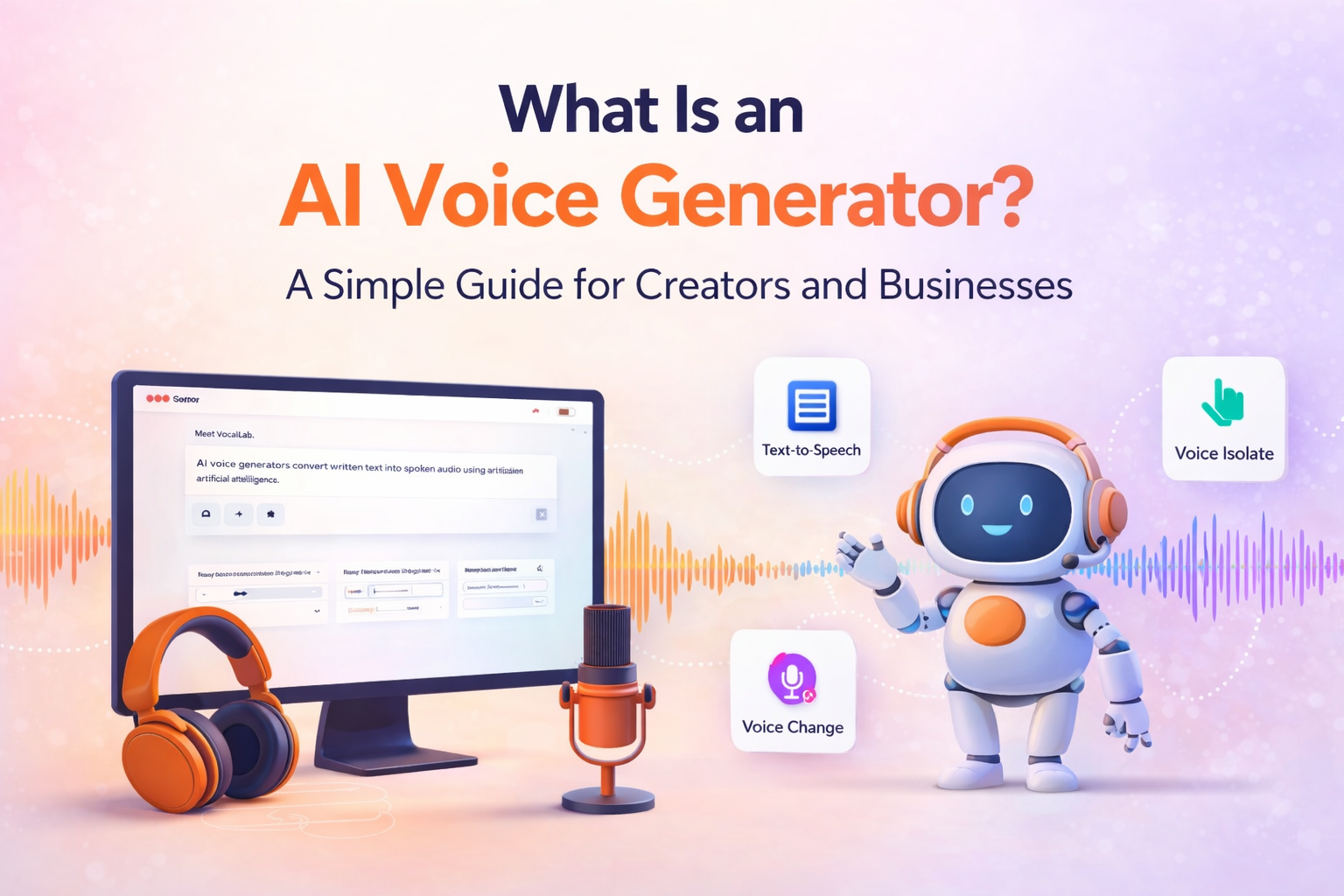 What Is an AI Voice Generator? A Simple Guide for Creators and Businesses